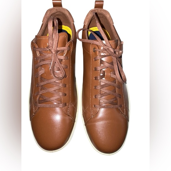 Cole Haan Grand+ Crosscourt Tan Leather Sneakers Size 10.5 M - Picture 5 of 10